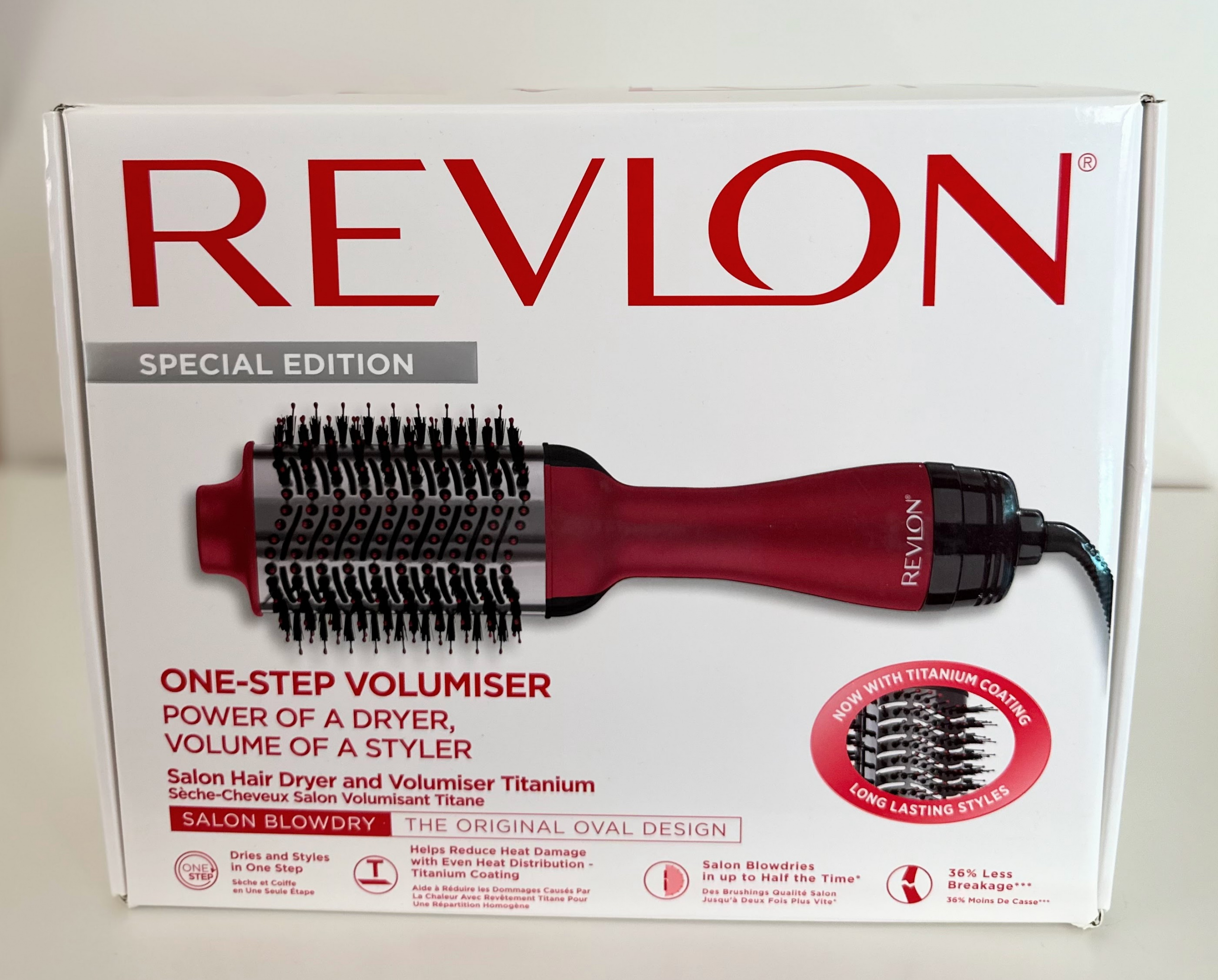 ESCOVA SECADORA REVLON ONE-STEP VOLUMIZER TITANIUM EDIÇÃO ESPECIAL ...